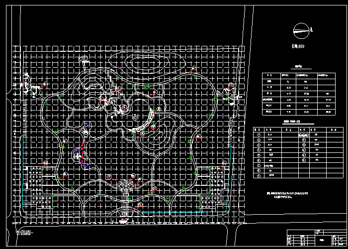 某經(jīng)濟(jì)開發(fā)區(qū)中 心公園CAD全套設(shè)計施工圖