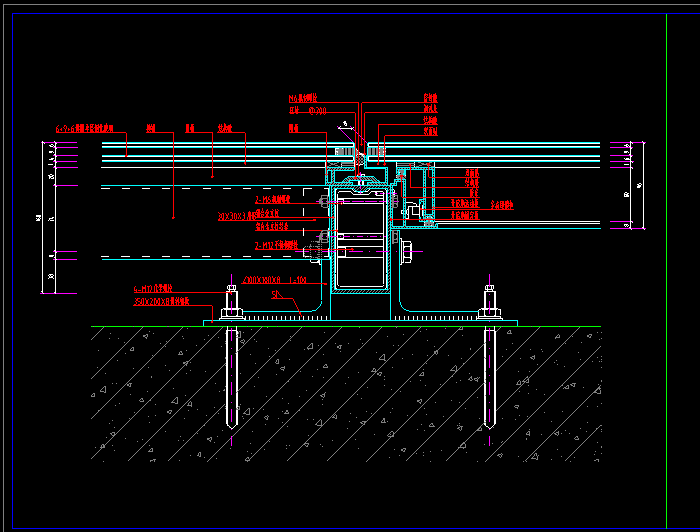 玻璃幕墻節(jié)點圖