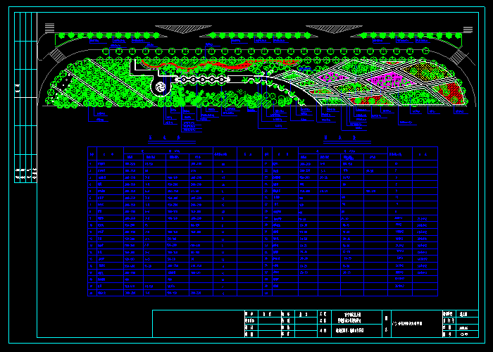 南寧民族大道示范街CAD景觀施工圖