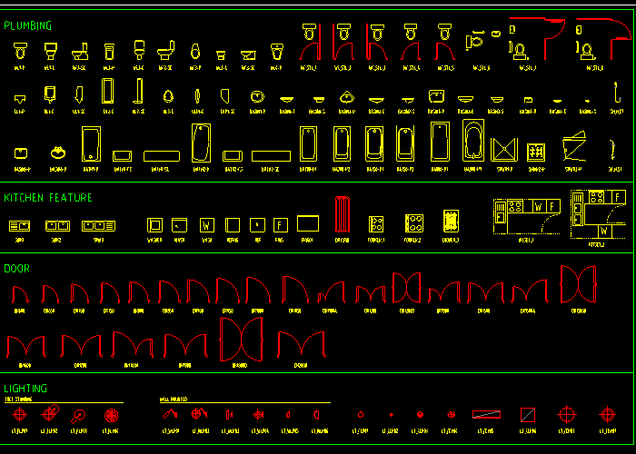 衛(wèi)生間廚房立面圖