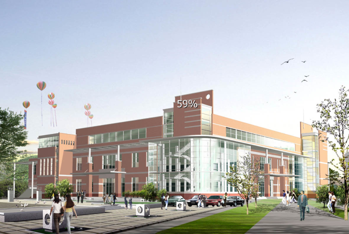 四套大學(xué)食堂全套施工圖+效 果圖