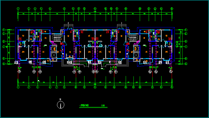 一層給排水平面圖