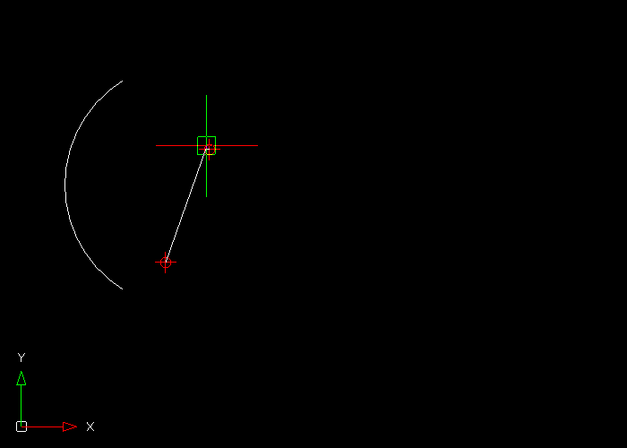 鼠標在繪制區(qū)域任意確定圓心點