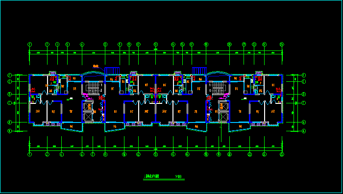 二層給排水平面圖