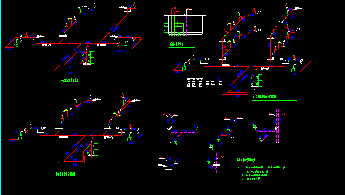 小區(qū)某棟樓給排水系統(tǒng)圖