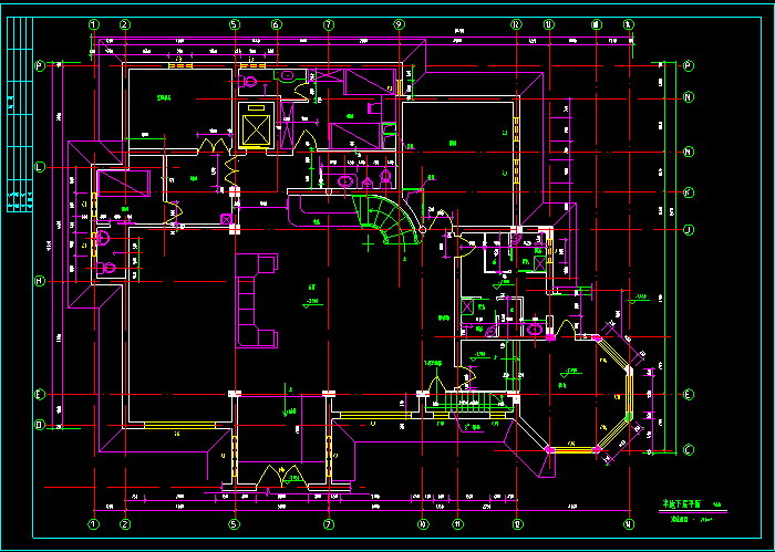 半地下層平面圖