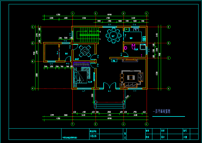 一層平面布置圖