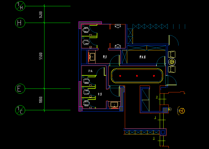 衛(wèi)生間立面圖