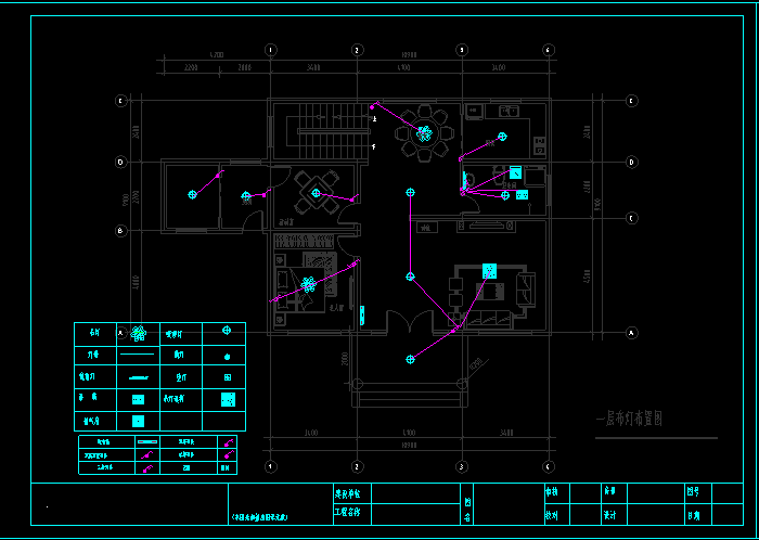 一層布燈布置圖