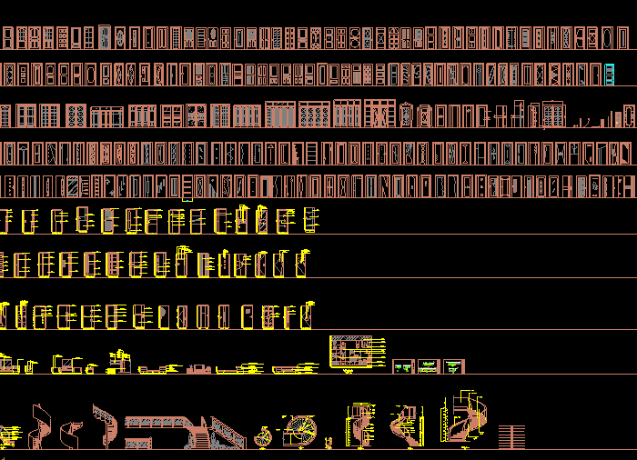 各類門，運動設施圖塊