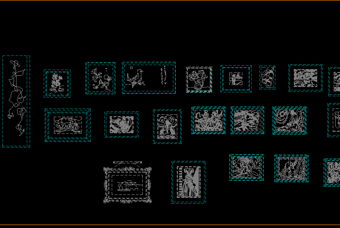 精 品CAD室內(nèi)立面圖庫