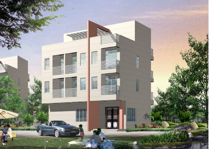 私人別墅建筑結(jié)構(gòu)帶效果圖