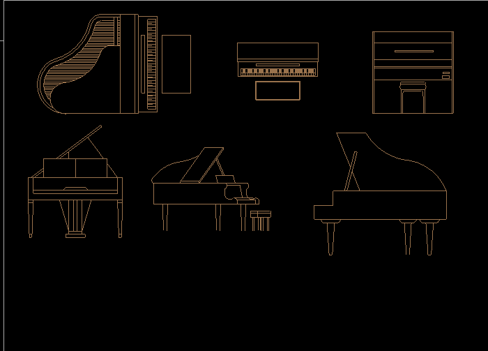 鋼琴圖塊