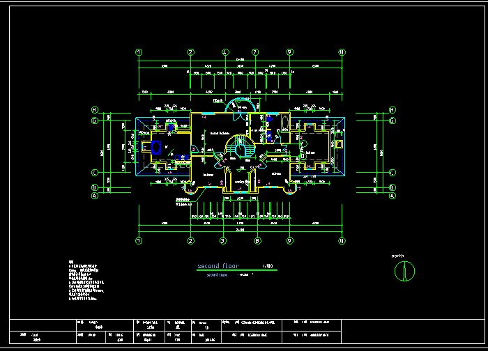 二層平面布置圖