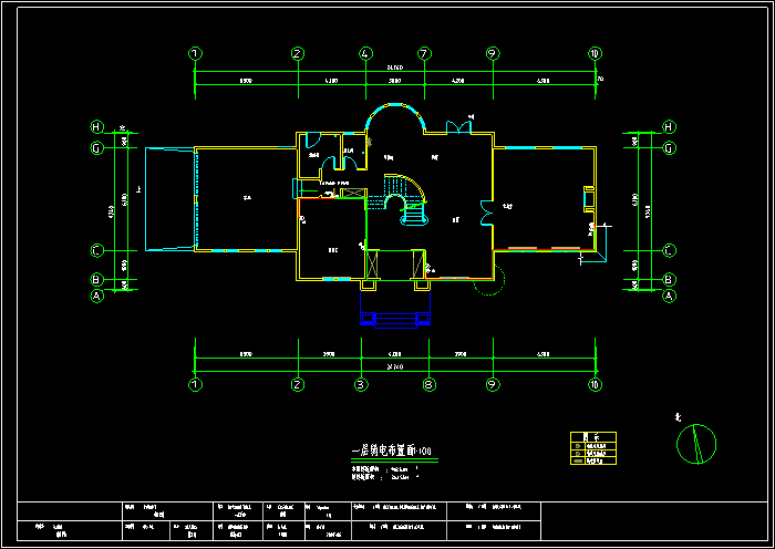 一層弱電布置圖