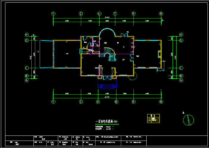 一層強電布置圖