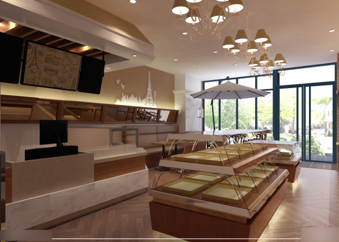 蛋糕房正面效果圖