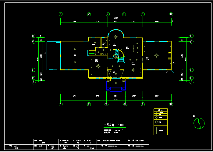 一層頂面布置圖
