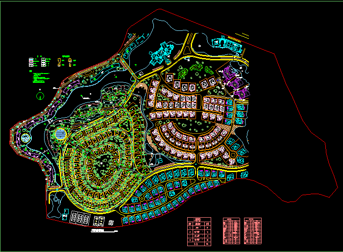 別墅區(qū)總平面圖