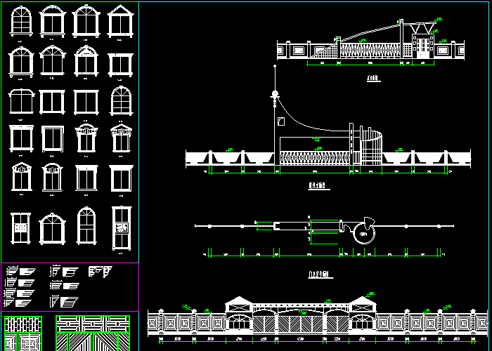 大門窗套門窗線圖塊