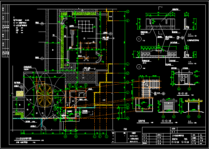 主入口及兒童游樂(lè)場(chǎng)平面圖