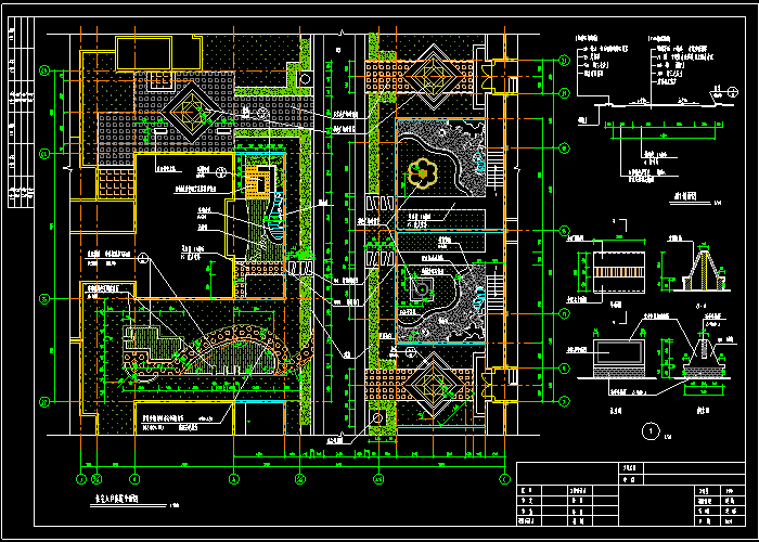 住宅入戶庭院平面圖
