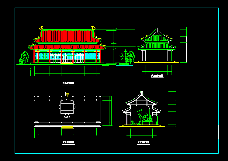 海量中國(guó)古建筑CAD圖紙