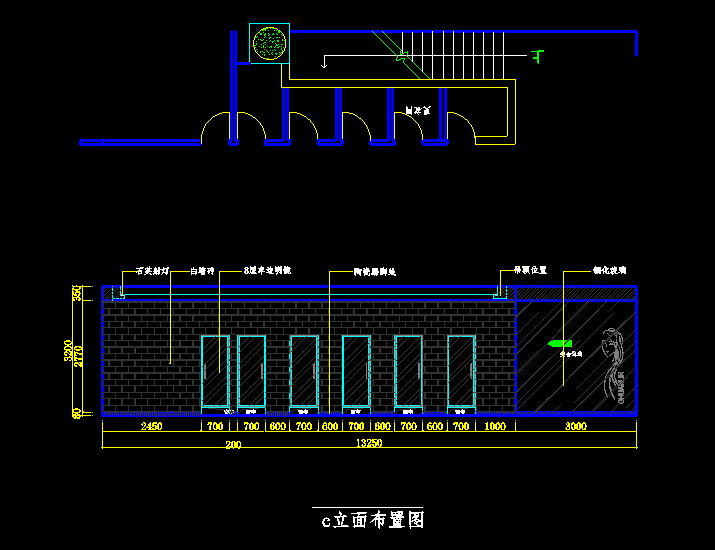 服裝專賣店裝飾設(shè)計預(yù)結(jié)算報價表（含CAD圖紙、工程量計算式）