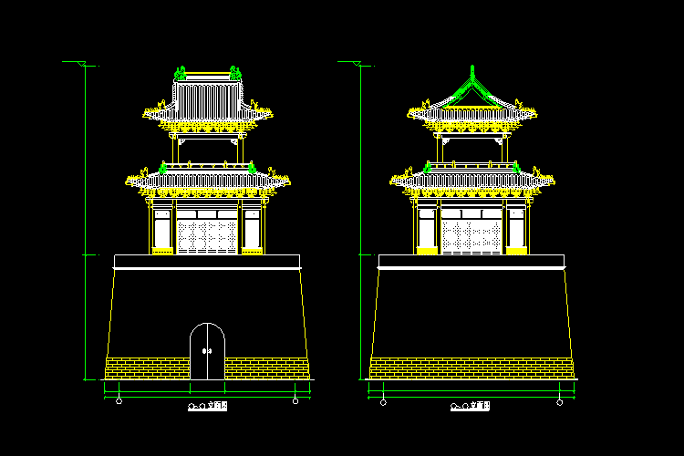 海量中國(guó)古建筑CAD圖紙