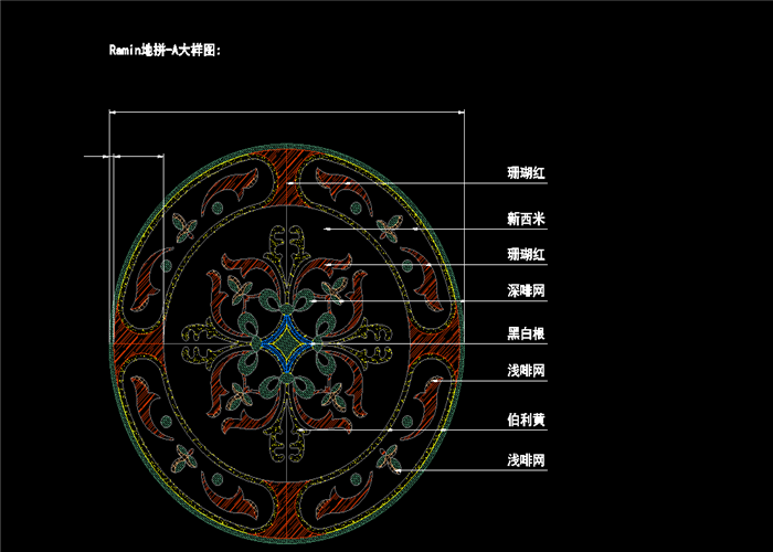 大理石圖案花紋樣CAD圖庫