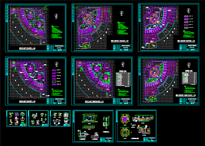 145套公園廣場CAD平面施工設(shè)計(jì)圖