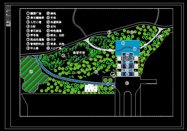 280套公園廣場(chǎng)綠化建筑CAD圖紙