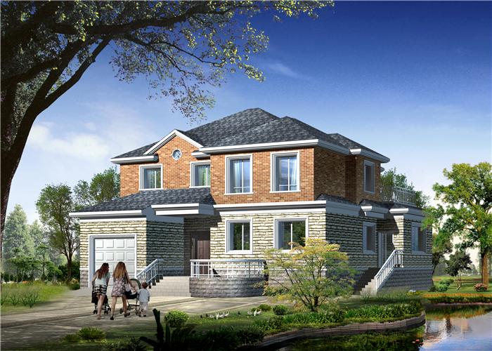 160套別墅方案效果圖+50套別墅施工帶效果圖大全