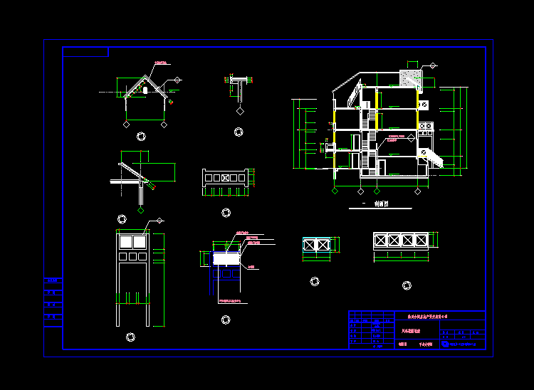 海景花園別墅設(shè)計(jì)CAD施工圖