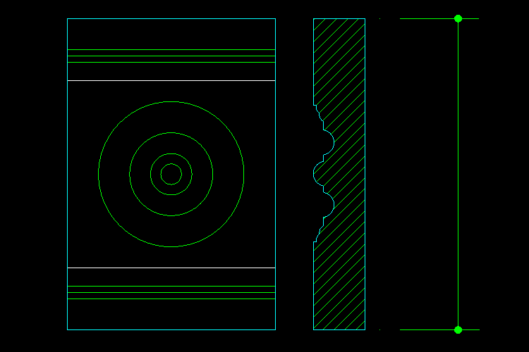 CAD室內(nèi)設計施工圖常用圖塊之飾線
