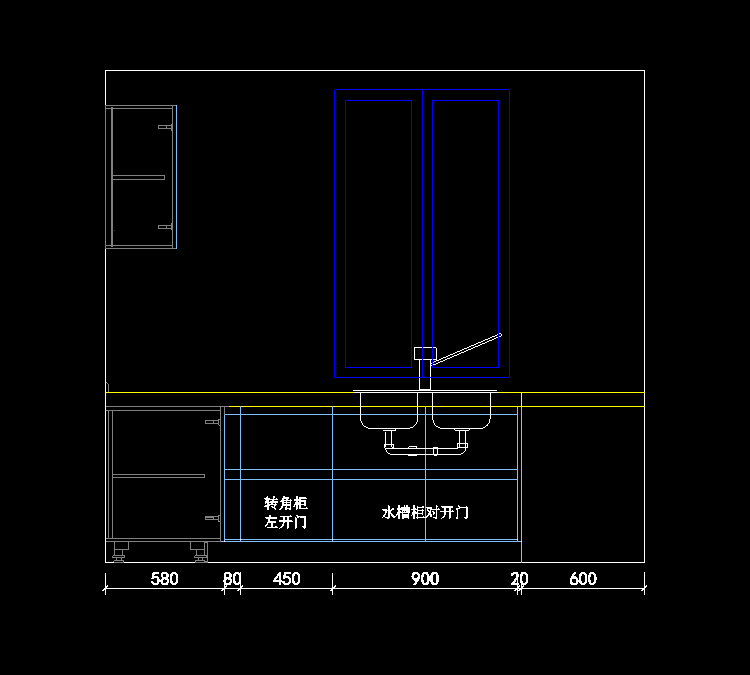 櫥柜設(shè)計(jì)CAD圖紙