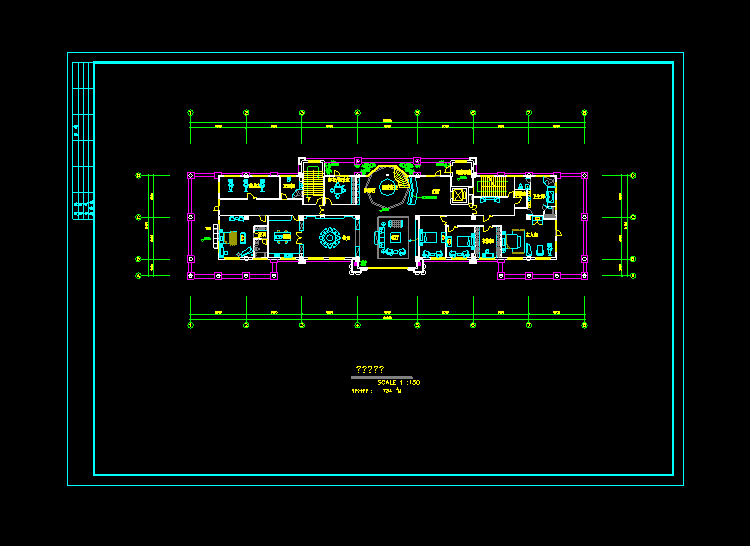 室內(nèi)設(shè)計(jì)CAD施工圖圖紙附加效果圖