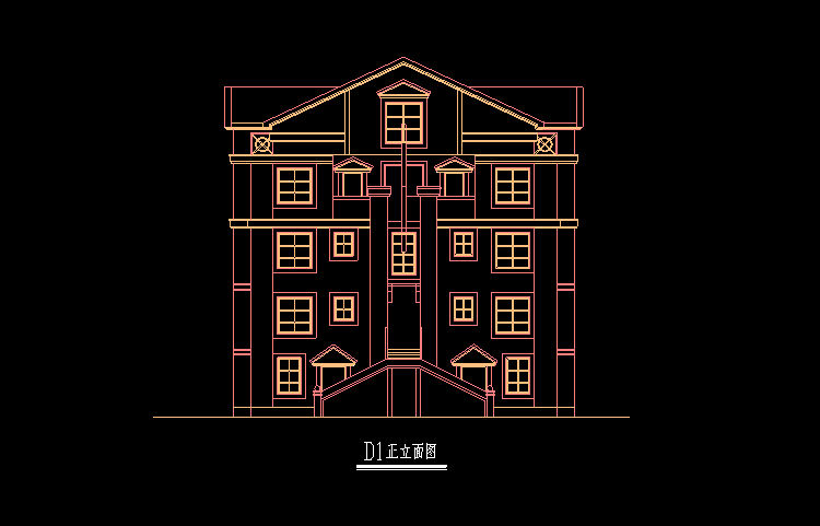 別墅小區(qū)特色大門建筑