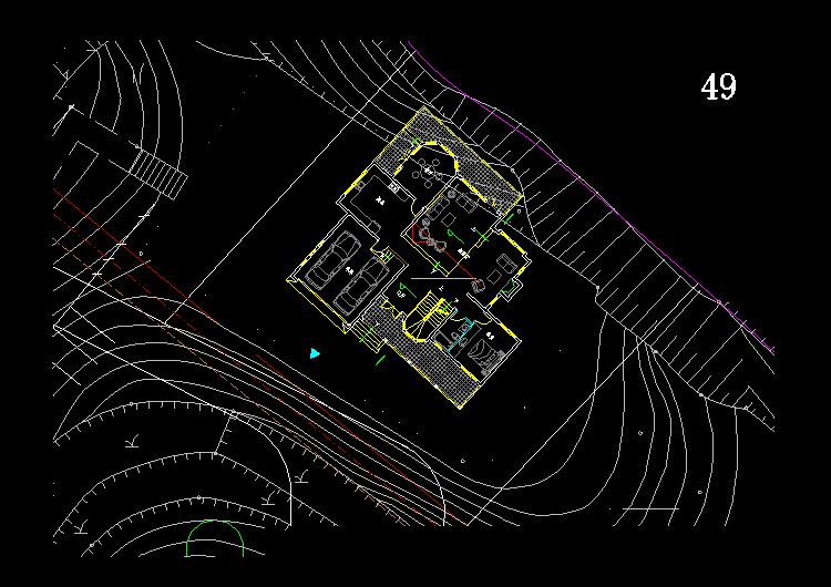 村鎮(zhèn)小康別墅建筑帶效果圖