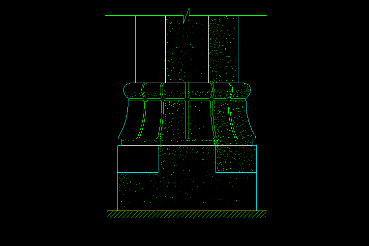 CAD室內(nèi)設計施工圖常用圖塊之飾線