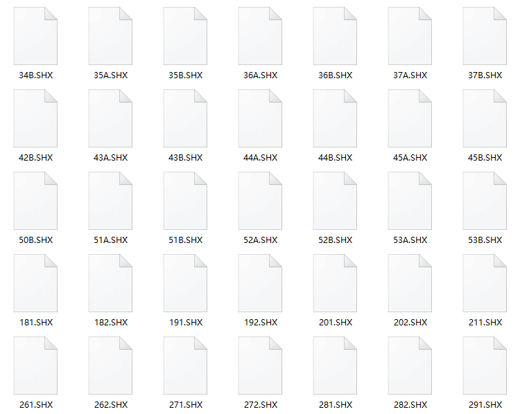 CAD鋼筋符號字體素材庫