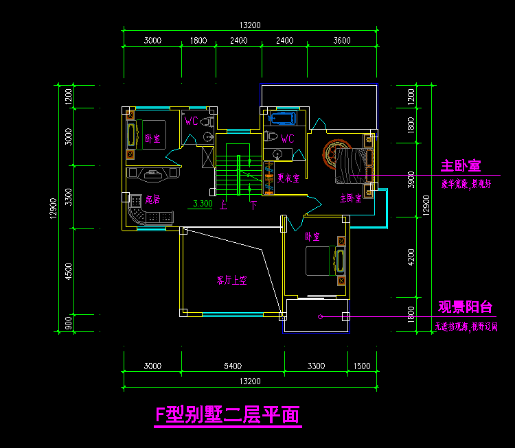 國外別墅規(guī)劃設(shè)計(jì)CAD施工圖