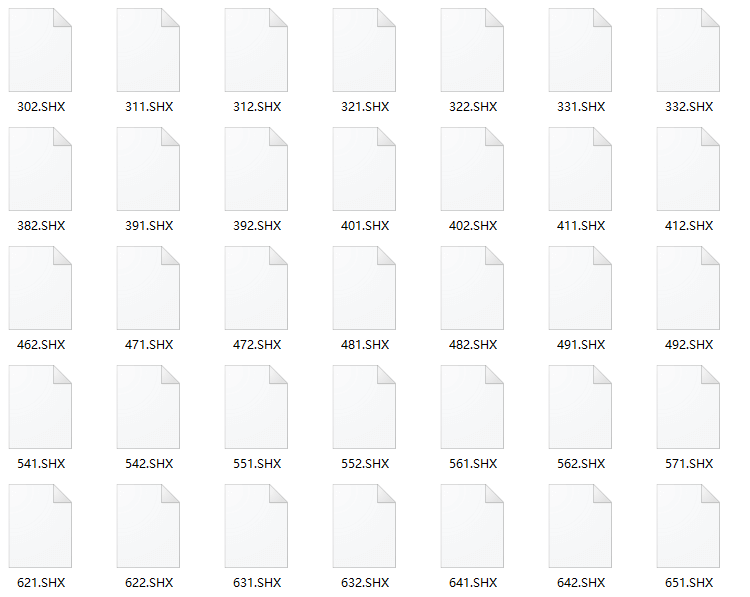 CAD鋼筋符號字體素材庫