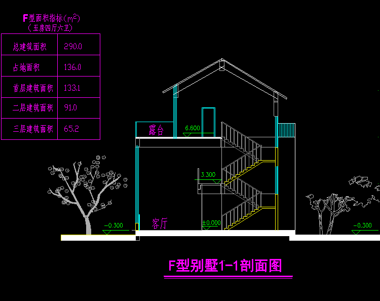 國外別墅規(guī)劃設(shè)計(jì)CAD施工圖