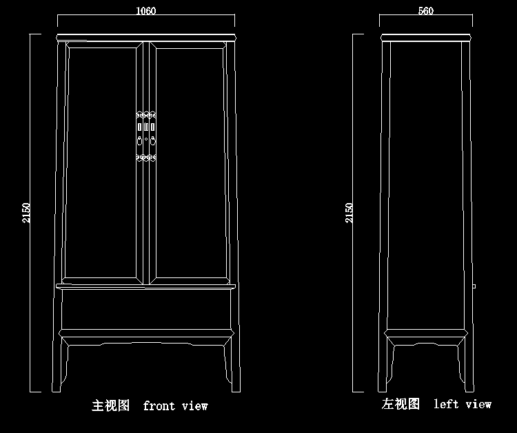 明清家具CAD圖集