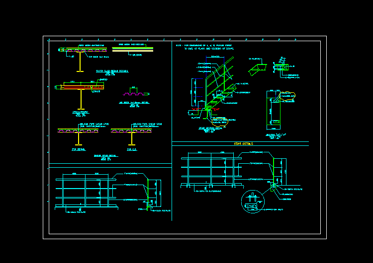 CAD機械建筑設(shè)計CAD施工圖