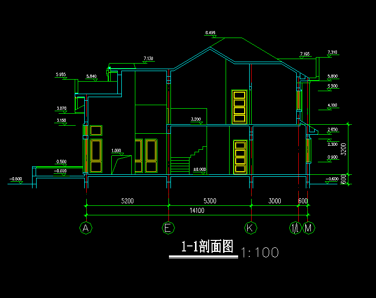 建筑結(jié)構(gòu)CAD施工圖