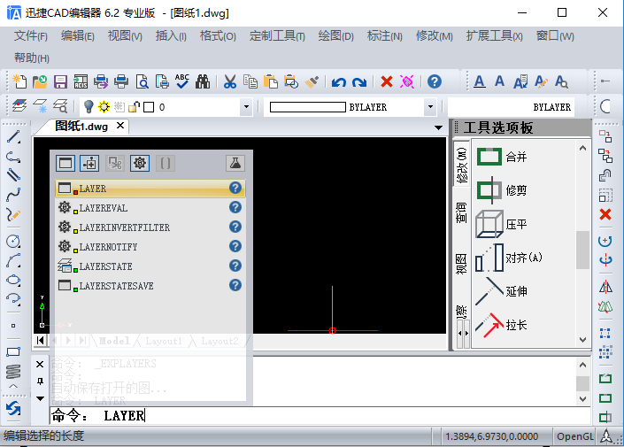 圖層控制(LAYER)