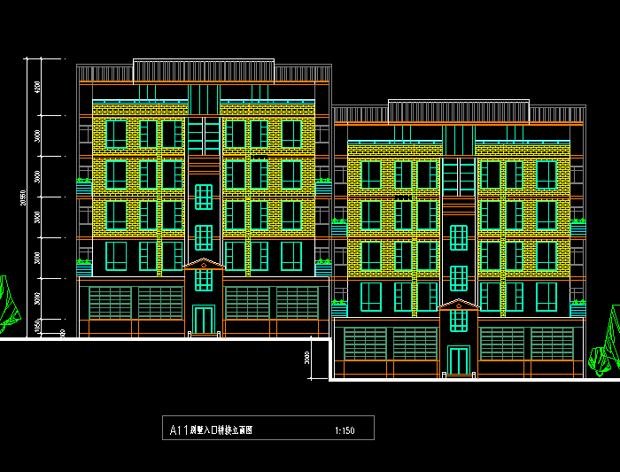 兩套不同別墅設(shè)計(jì)及CAD施工圖4