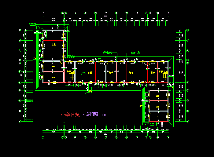 某學(xué)校CAD建筑設(shè)計(jì)CAD施工圖圖紙6